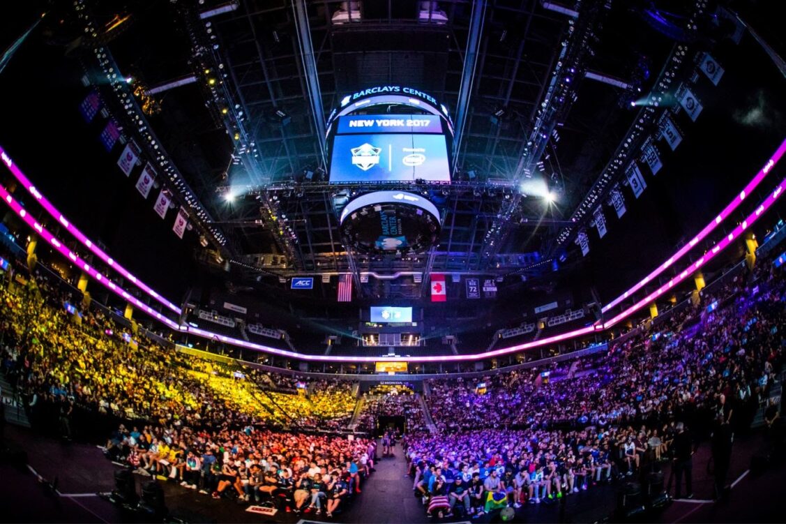 The amazing crowd at the Grand Finals of ESL One New York 2017!